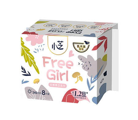 小芝Free Girl云感棉日用型衛生巾組